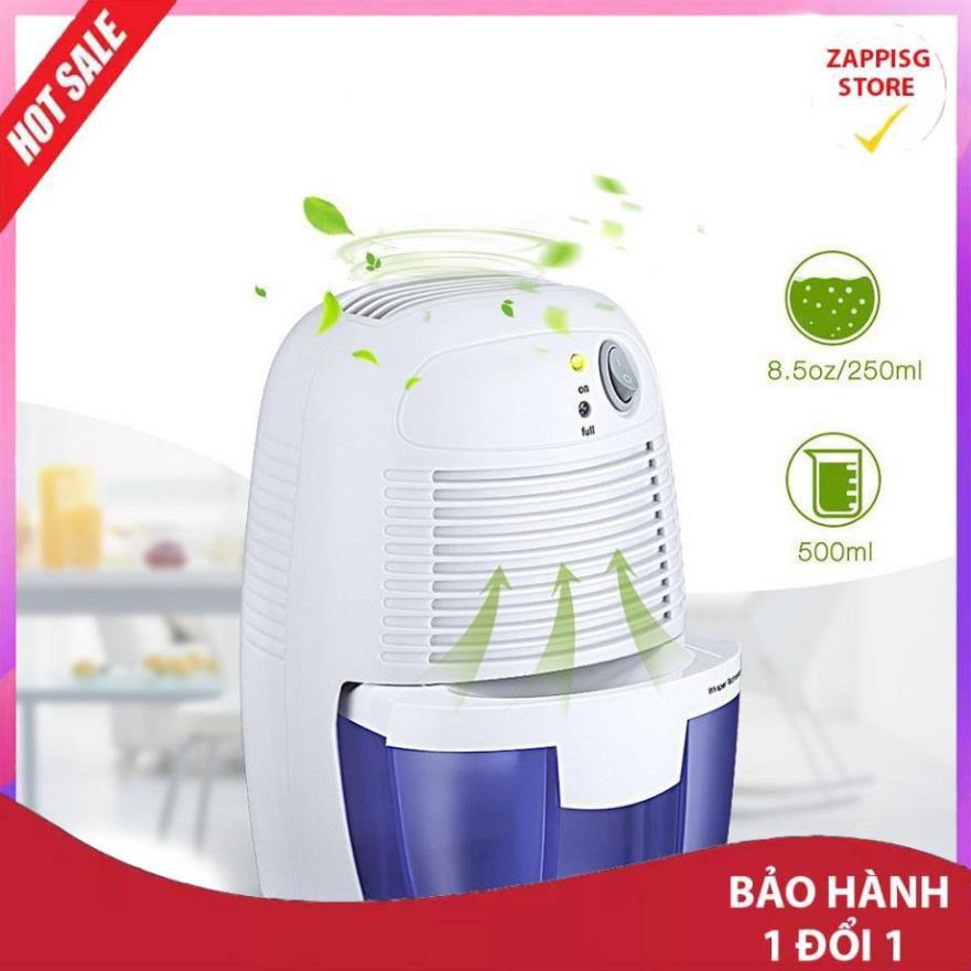 Máy Lọc Không Khí, Máy Hút Ẩm Mini Dehumidifier Trang Bị Màng Lọc Loại Bỏ Các Chất Ô Nhiễm, Khói, Bụi Trong Không Khí