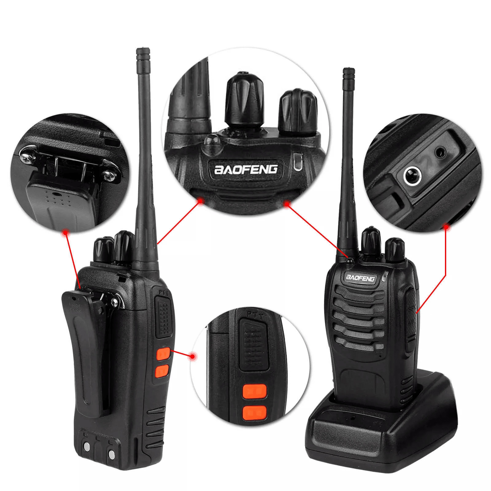Bộ 5 bộ đàm Baofeng 888S