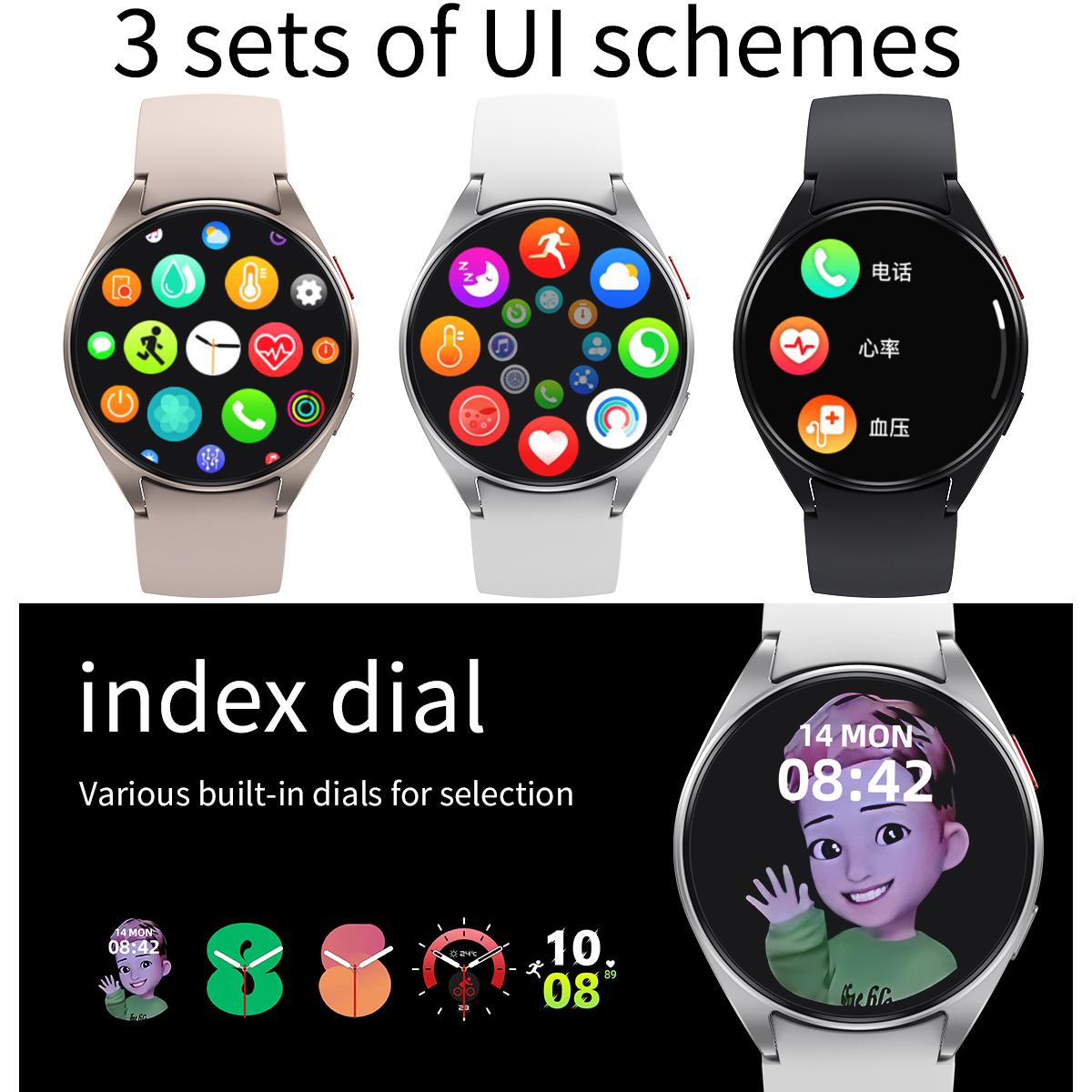 Dành Cho Samsung Galaxy Watch 5 Pro Tùy Chỉnh Quay Số Gọi Bằng Giọng Nói Nam Đồng Hồ Thông Minh Thể Thao Nữ Theo Dõi Sức Khỏe Đồng Hồ Thông Minh Smartwatch Chống Thấm Nước Mới