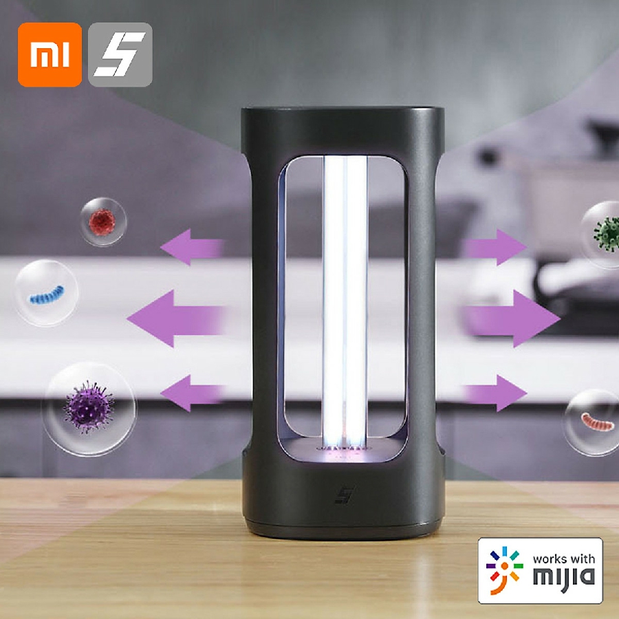 Đèn Khử Trùng Thông Minh Xiaomi Youpin FIVE YSXDD001YS Bằng Tia UVC Tiêu Diệt 99.99% Vi Khuẩn Có Tuổi Thọ Đến 9000 Giờ
