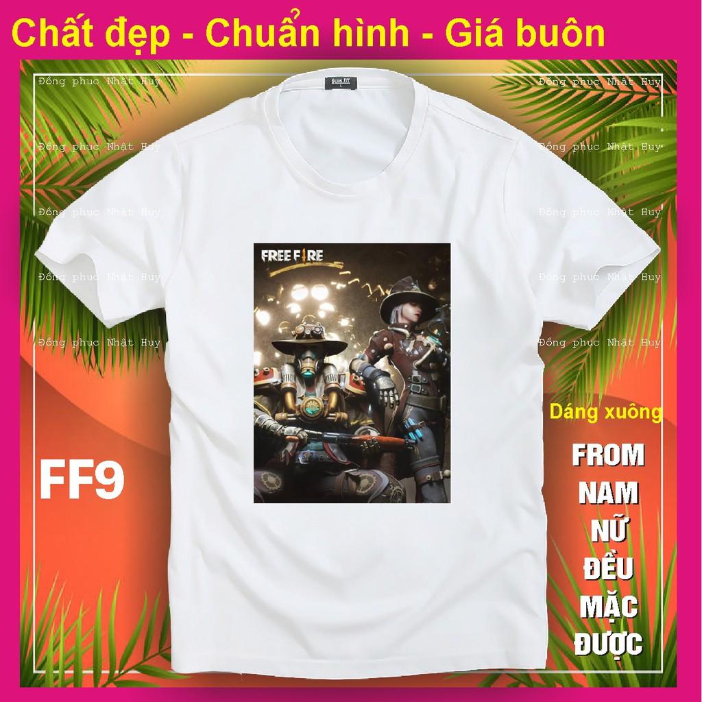 áo thun game Free Fire FF7 phôngbao đổi trả, chất đẹp