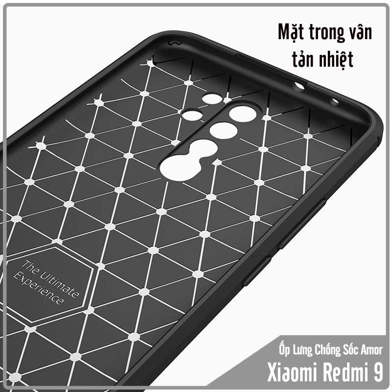 Ốp lưng cho Xiaomi Redmi 9 Chống sốc - Rugged Armor