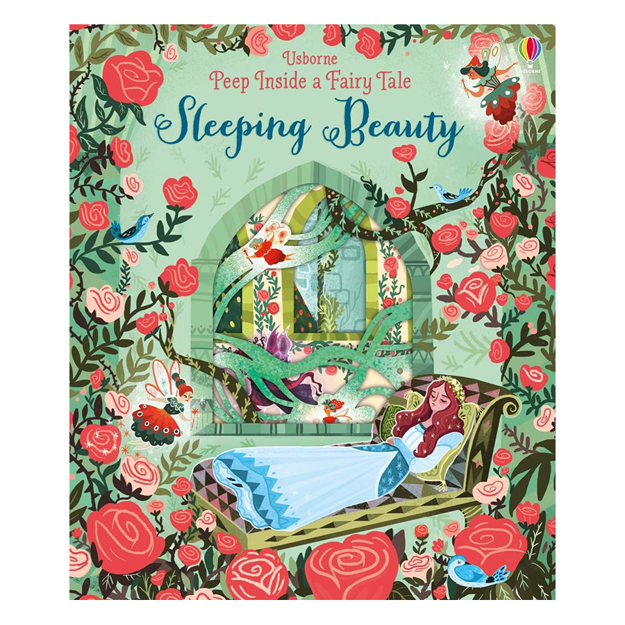 Sách tương tác tiếng Anh - Usborne Peep inside a fairy tale: Sleeping Beauty
