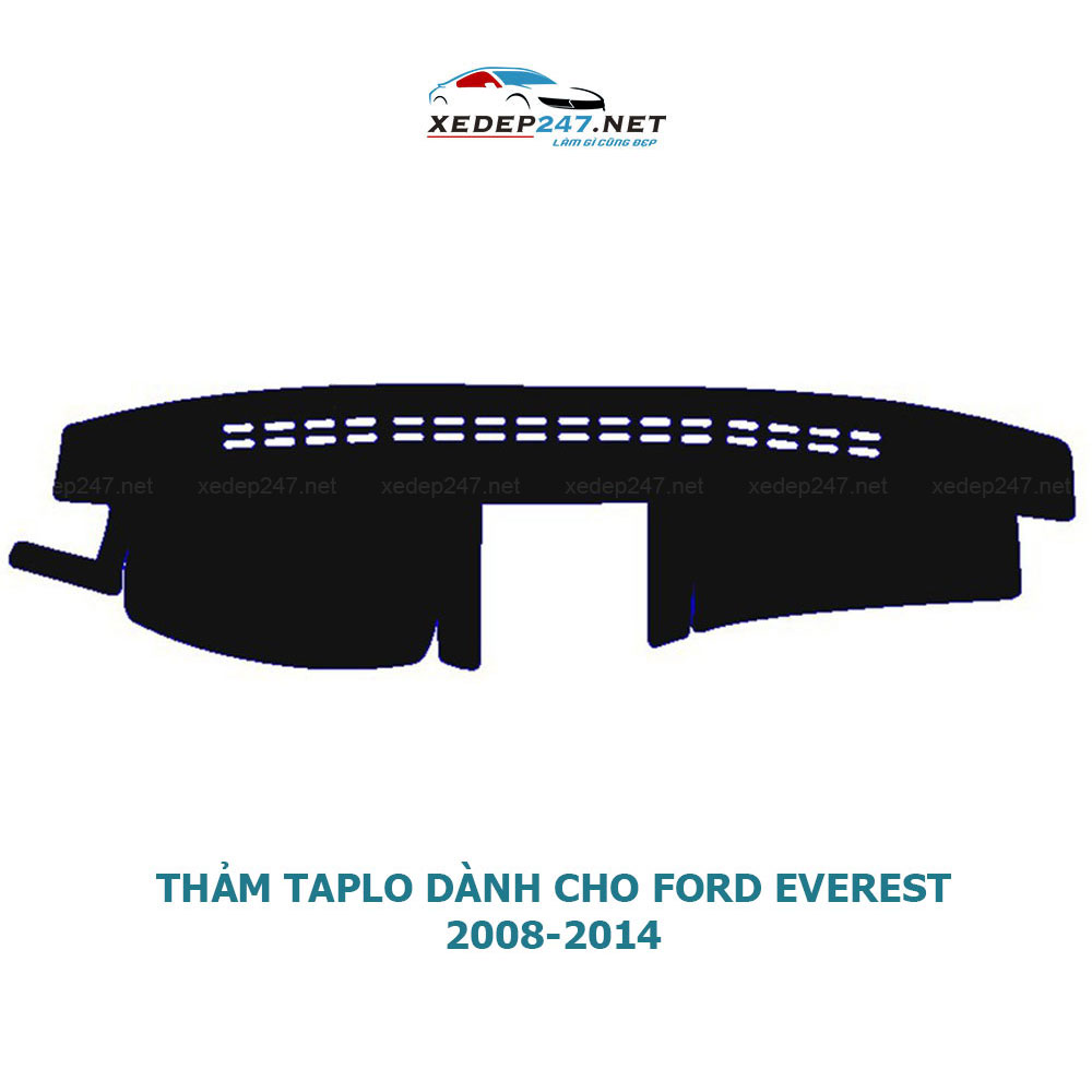 Thảm Taplo dành cho xe Ford Everest 2005 đến 2020 chất liệu Nhung, da Carbon, da vân gỗ