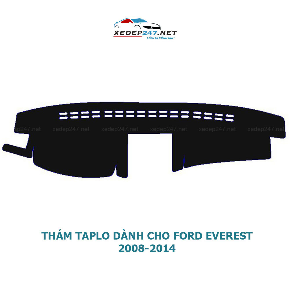 Thảm Taplo dành cho xe Ford Everest 2005 đến 2020 chất liệu Nhung, da Carbon, da vân gỗ