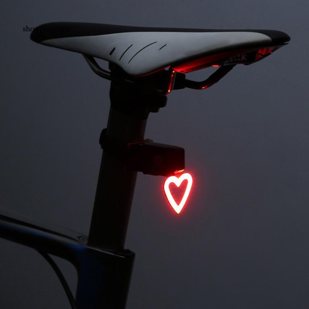 Đèn LED tín hiệu gắn đuôi xe đạp leo núi tiện lợi