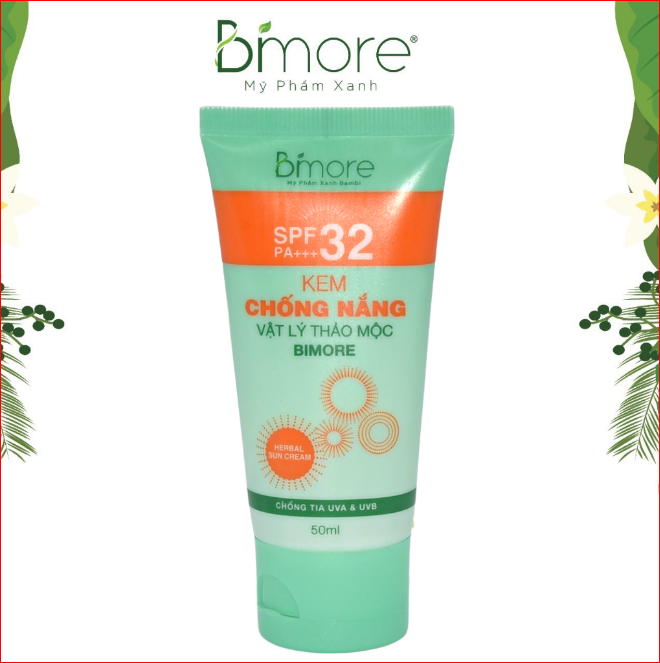 Kem chống nắng Bimore SPF PA+++35 dưỡng da và ngăn tia UVA_UVB_50ml