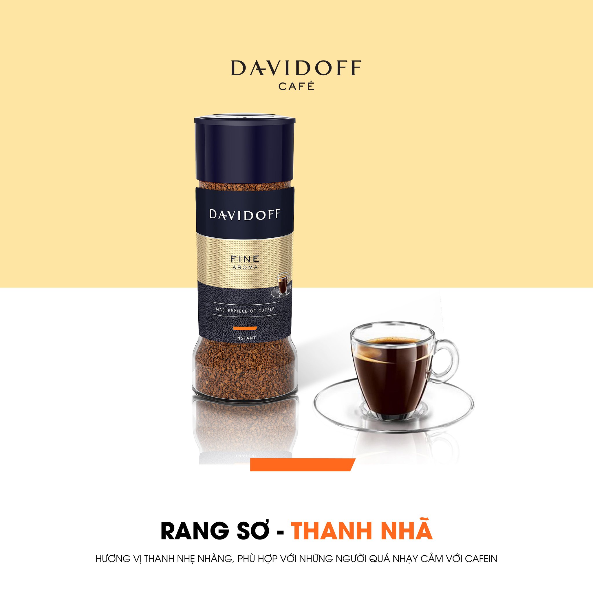 Cà phê hòa tan - Davidoff Café  Fine Aroma - 100g  - Có quà tặng