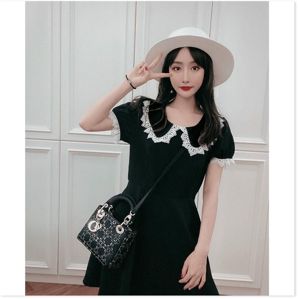 ĐẦM UMI PHỐI REN HỌA TIẾT ĐƠN GIẢN