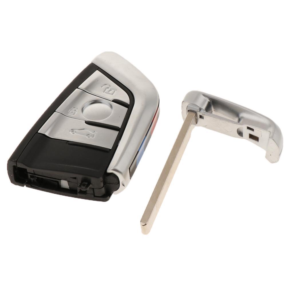 Car Key Case for BMW X5 X6 -Protective Key Fob Cover for BMW 3 Button Remote Control Car Key
