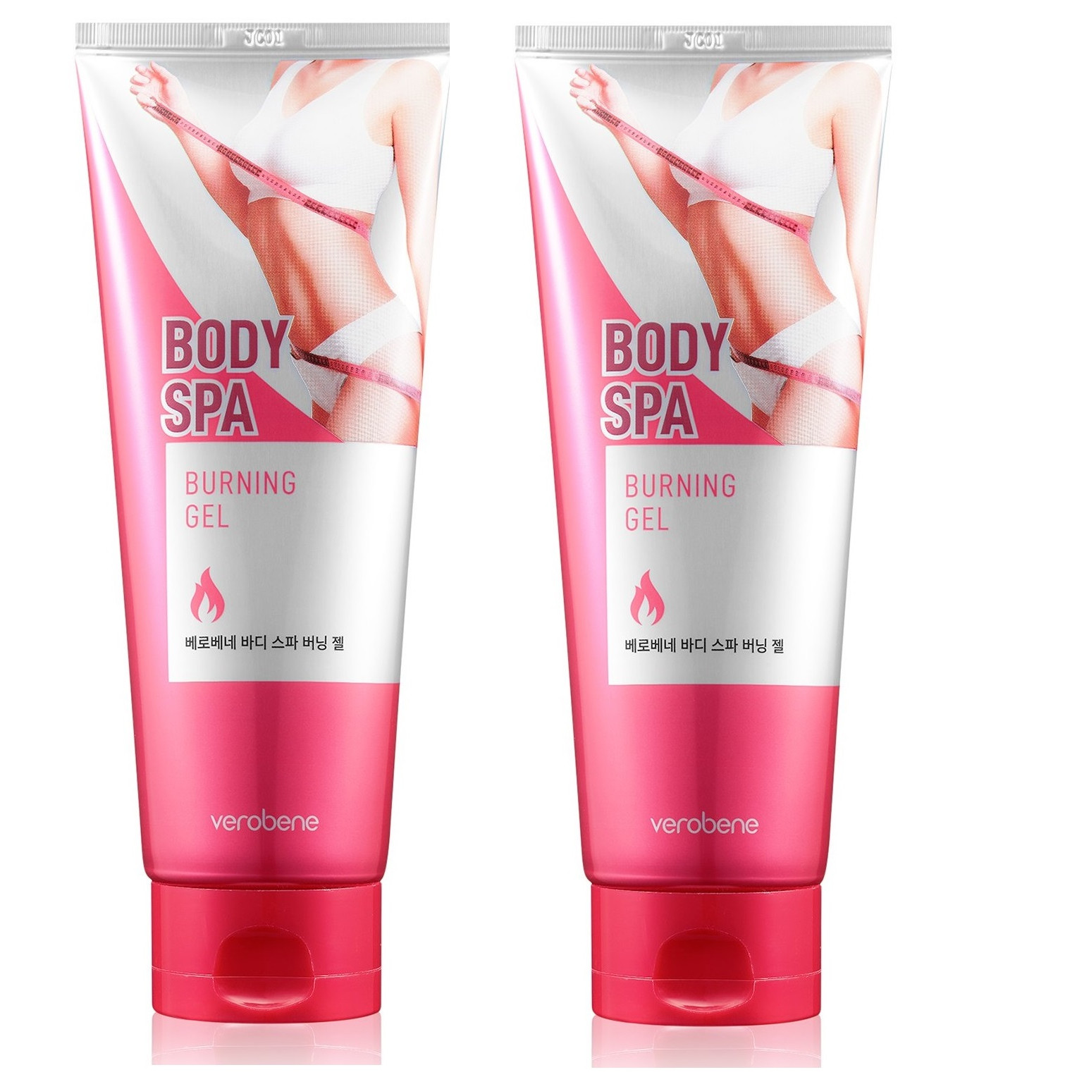 Combo 2 Tuýp Kem tan mỡ toàn thân Verobene Body Spa Buring Gel Hàn quốc cao cấp 200ml/ Tuýp- Hàng Chính Hãng