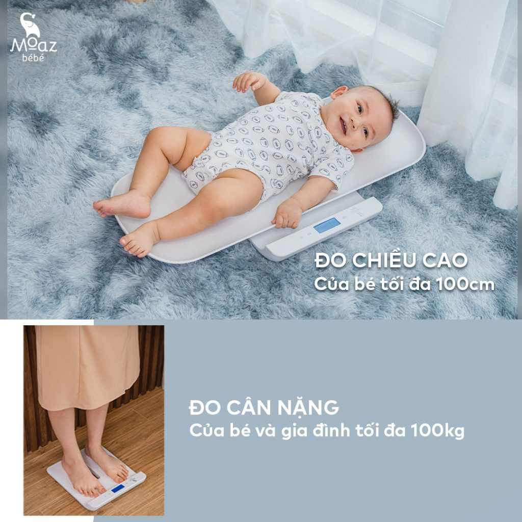 Cân Điện Tử Thông Minh MOAZ BÉBÉ MB022