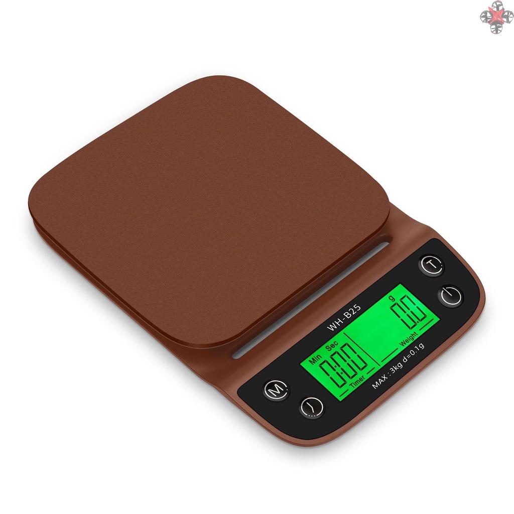 Cân Điện Tử Màn Hình Lcd Wh-B25 Độ Phân Giải Cao Có Đèn Led Nền Xanh Lá Hiển Thị Nhiệt Độ Cao Chống Thấm Nước
