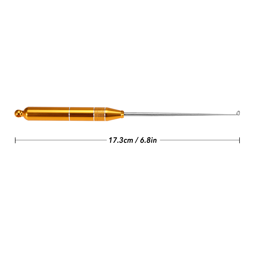 Dụng cụ loại bỏ lưỡi câu cá với tay cầm bằng nhôm dài 6.8 inch