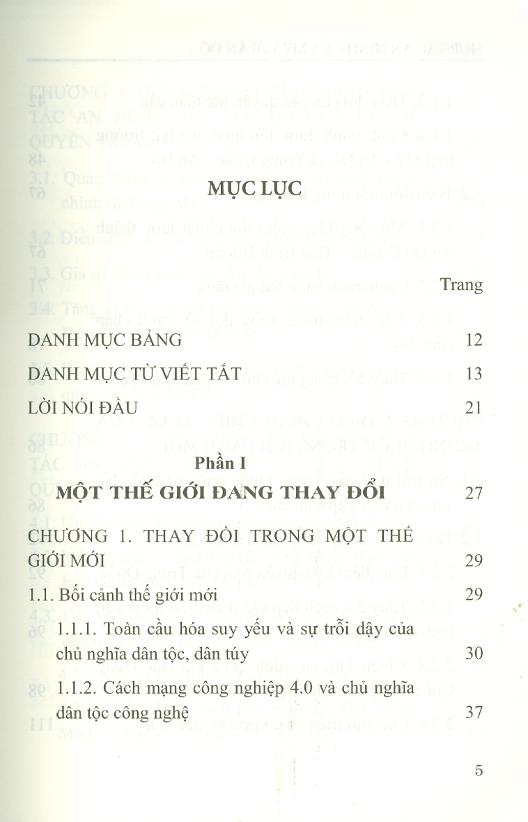 Hợp Tác An Ninh Của Mỹ Với Ấn Độ Trong Bối Cảnh Mới (Sách chuyên khảo)