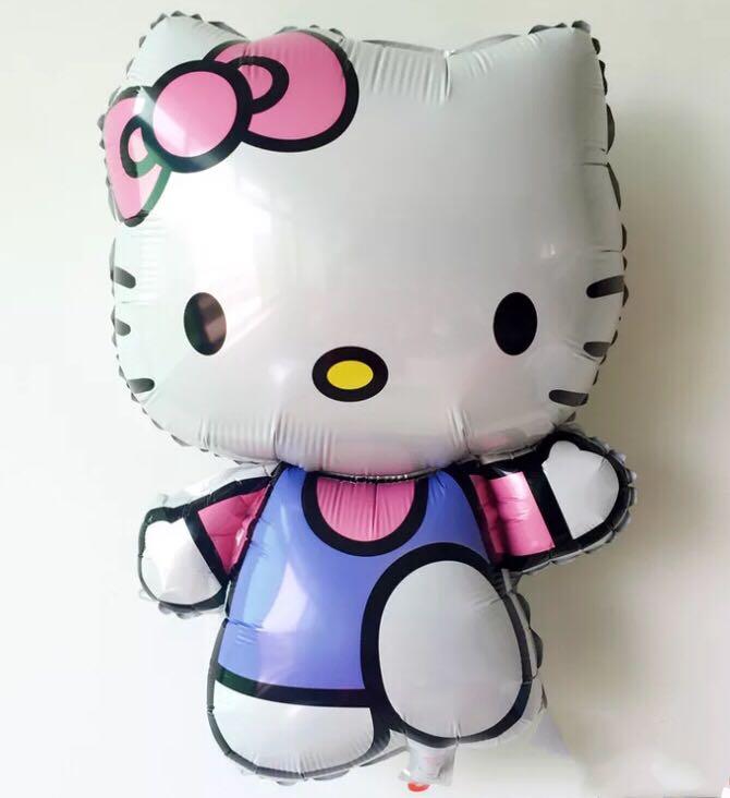 Bộ bong bóng trang trí sinh nhật hello kitty đáng yêu theme upkp10