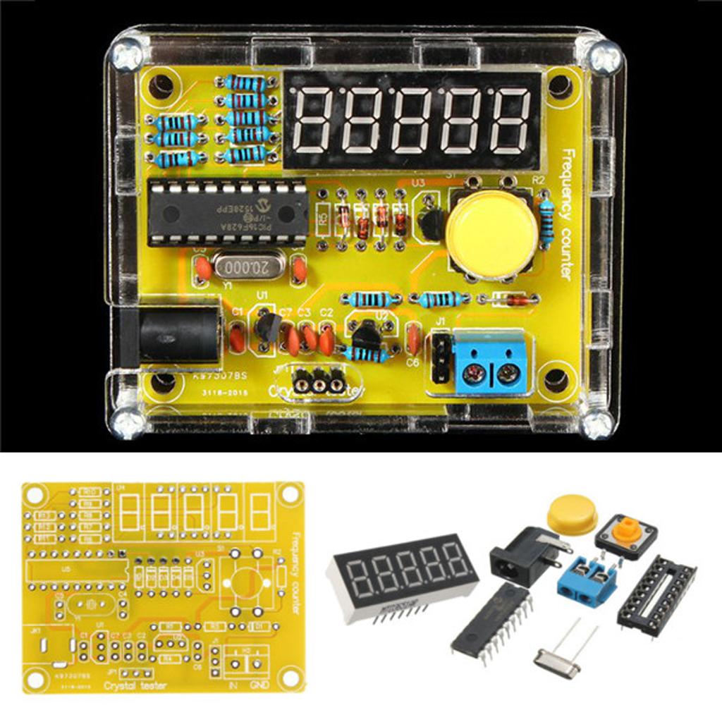 1Hz~50MHz Crystal Frequency Meter Tester Measurement LED 5-Digits DIY Kit