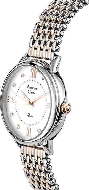 Đồng Hồ Nữ Kim Loại Alexandre Christie 2689LHBTRSL - Trắng