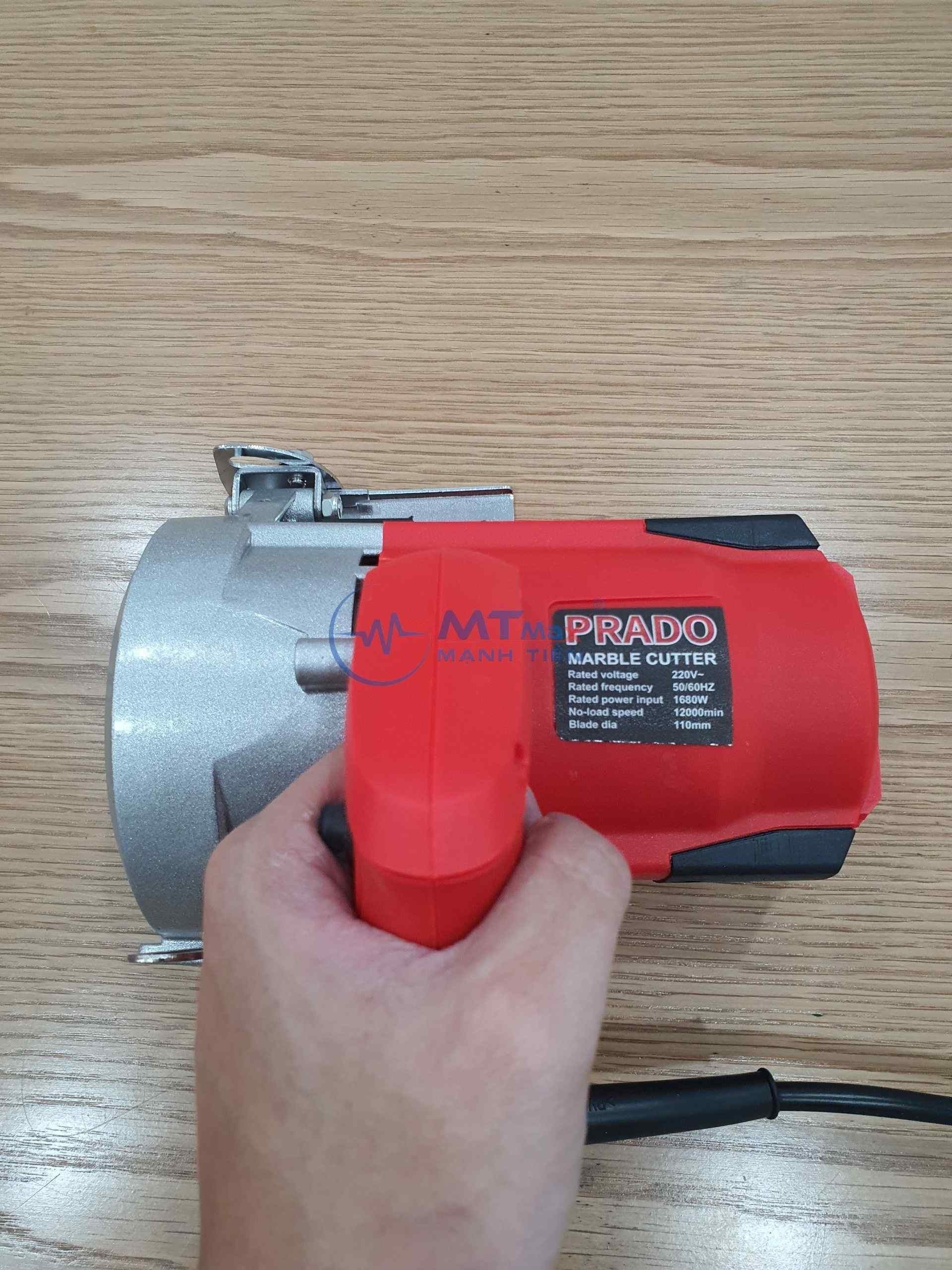 Máy Cắt Gạch Prado – Công Suất 1680W, Lưỡi 110mm Thiết Kế Cáp Cứng, Hiệu Quả Cao Và Tuổi Thọ Bền