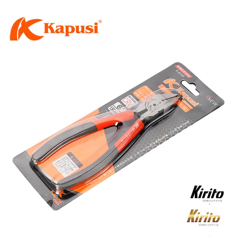 [Chính hãng] Kìm cắt góc nghiêng Kapusi Nhật Bản cỡ 5 inch và 6 inch, Bảo hành 12 tháng