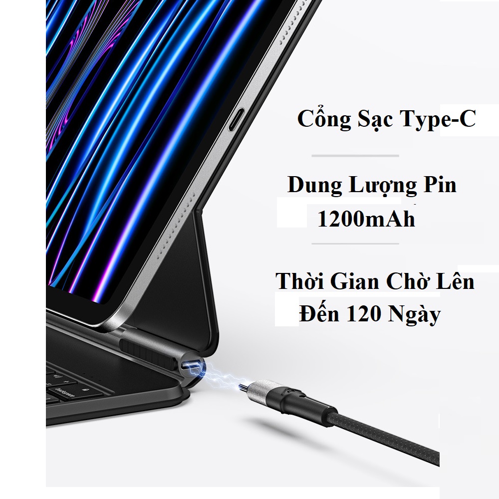 Ốp Lưng Kèm Bàn Phím Magic Keyboart Dành Cho iPad Pro 11 inch , iPad M2/ M1, iPad Air 4/ Air 5 10.9 inch iPad 10 2022 Gen 10 Chính Hãng Dux Ducis Hít Nam Châm - Hàng Nhập Khẩu