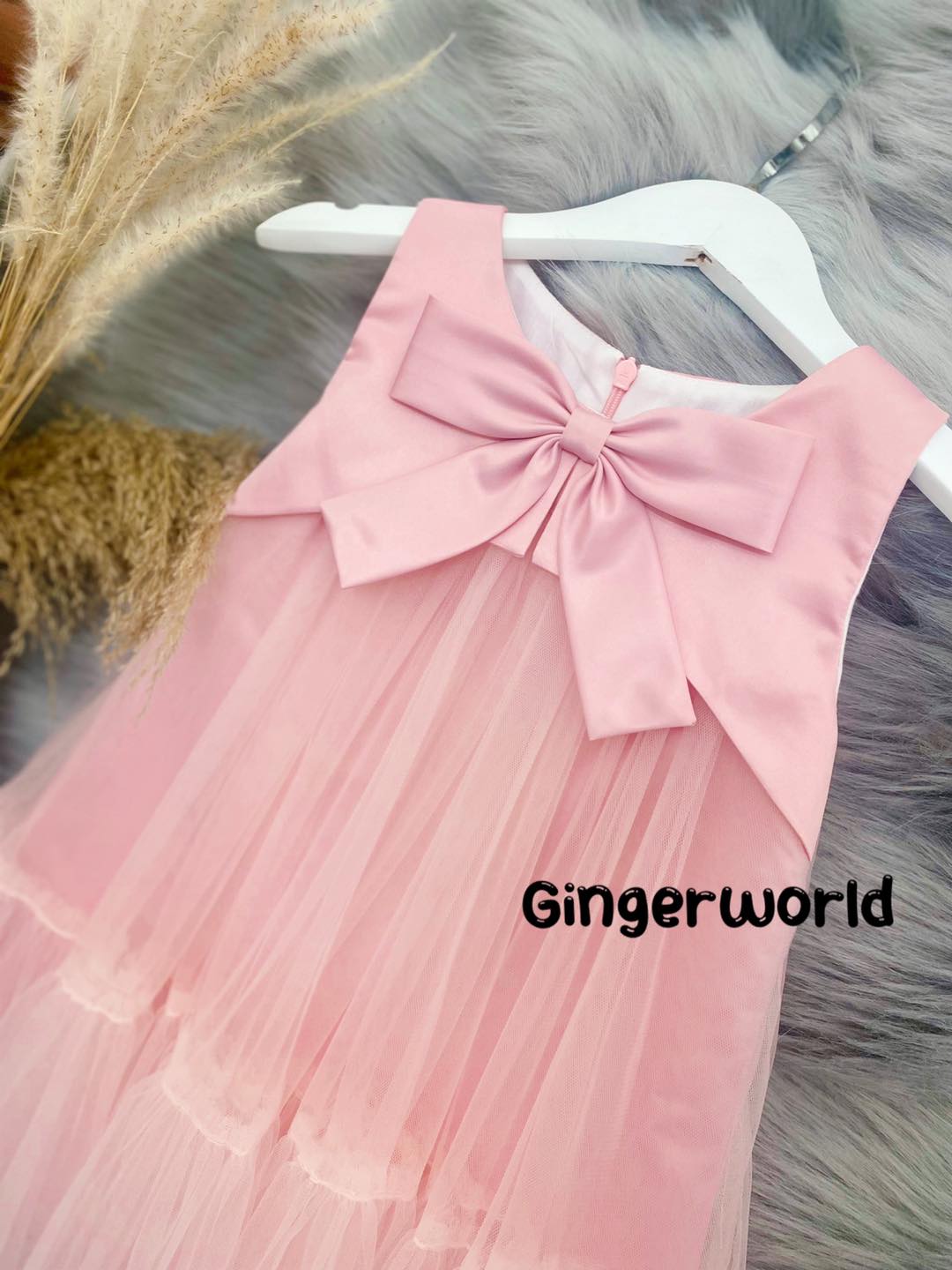 ĐẦM DỰ TIỆC CHO BÉ HQ1062 GINGER WORLD