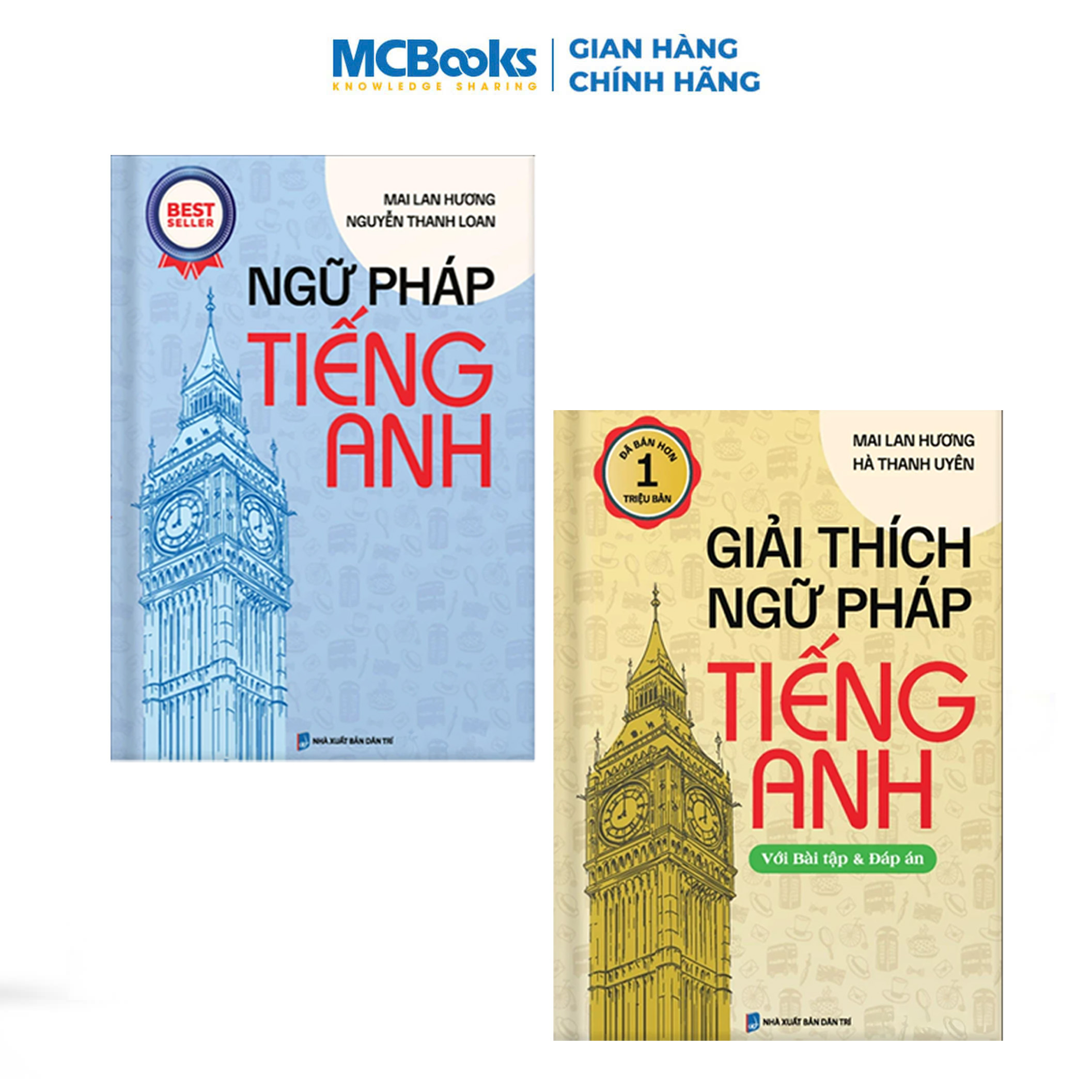 Sách - Combo Ngữ pháp tiếng anh, Giải thích ngữ pháp tiếng anh - Mai Lan Hương (Tái bản 2024)