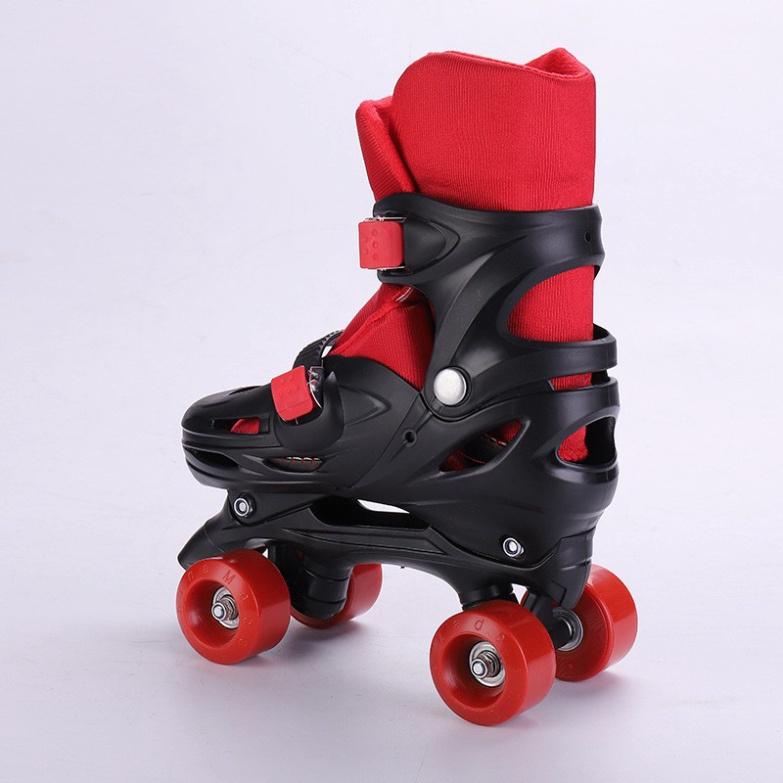Giày trượt patin trẻ em 2 hàng bánh đi được luôn có size cho bé từ 2-10 tuổi-An toàn cho bé chống ngã chống trầy xướt