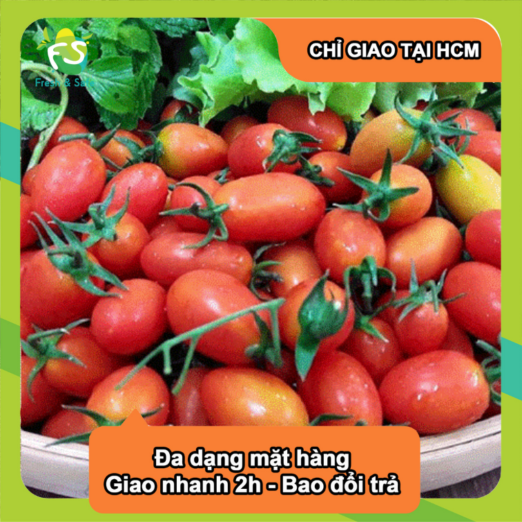 Cà chua bi đỏ - 300gr