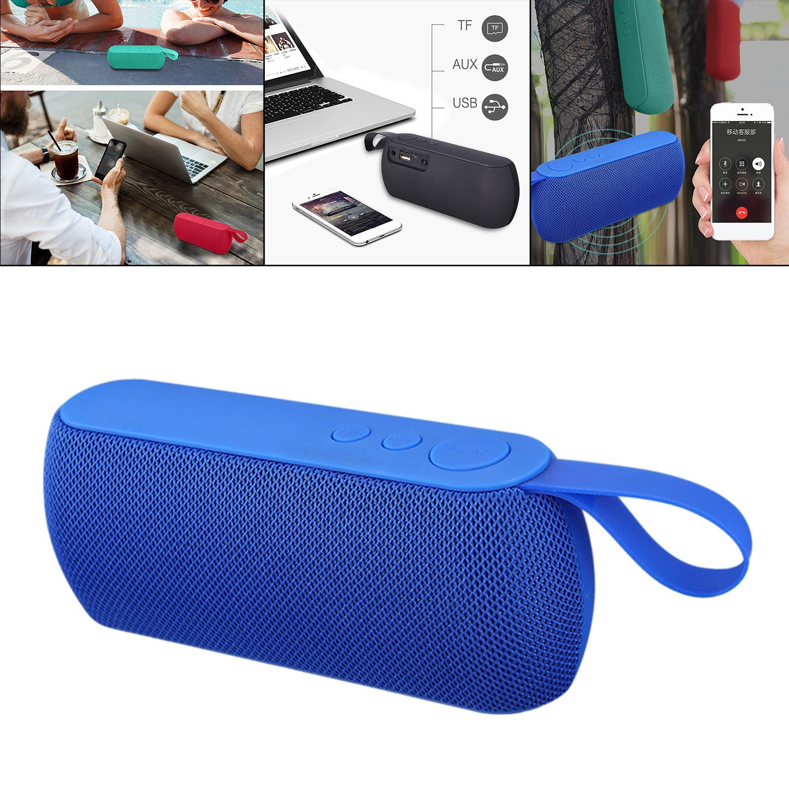 Portable Mini Bluetooth 4.2 Speaker for Home Travel 800mah Pocket Size Blue