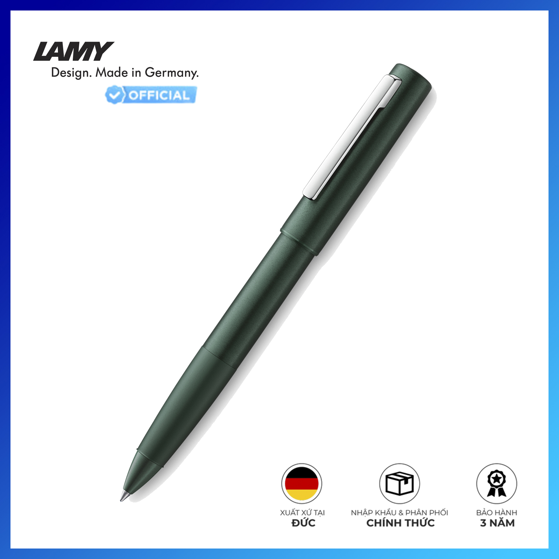 Bút bi gel LAMY Aion DarkGreen