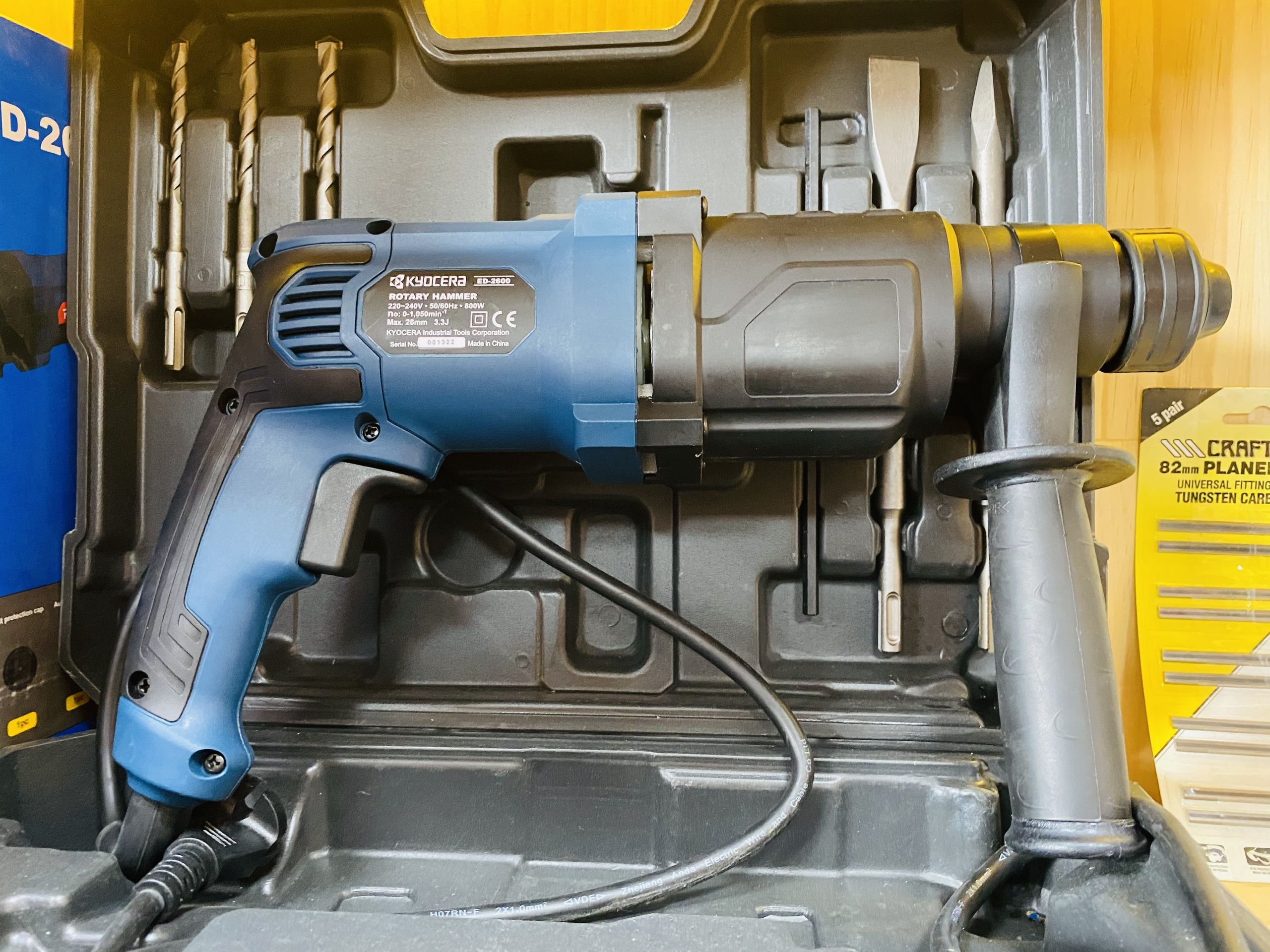 MÁY KHOAN CẦM TAY 800W DÙNG ĐIỆN RYOBI ED-2600 MỚI 100% HÀNG NHẬP KHẨU