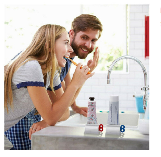 KẸP NẶN KEM ĐÁNH RĂNG DẠNG XOAY ĐA CHỨC NĂNG GD364-KepDR-xoay - Giao ngẫu nhiên