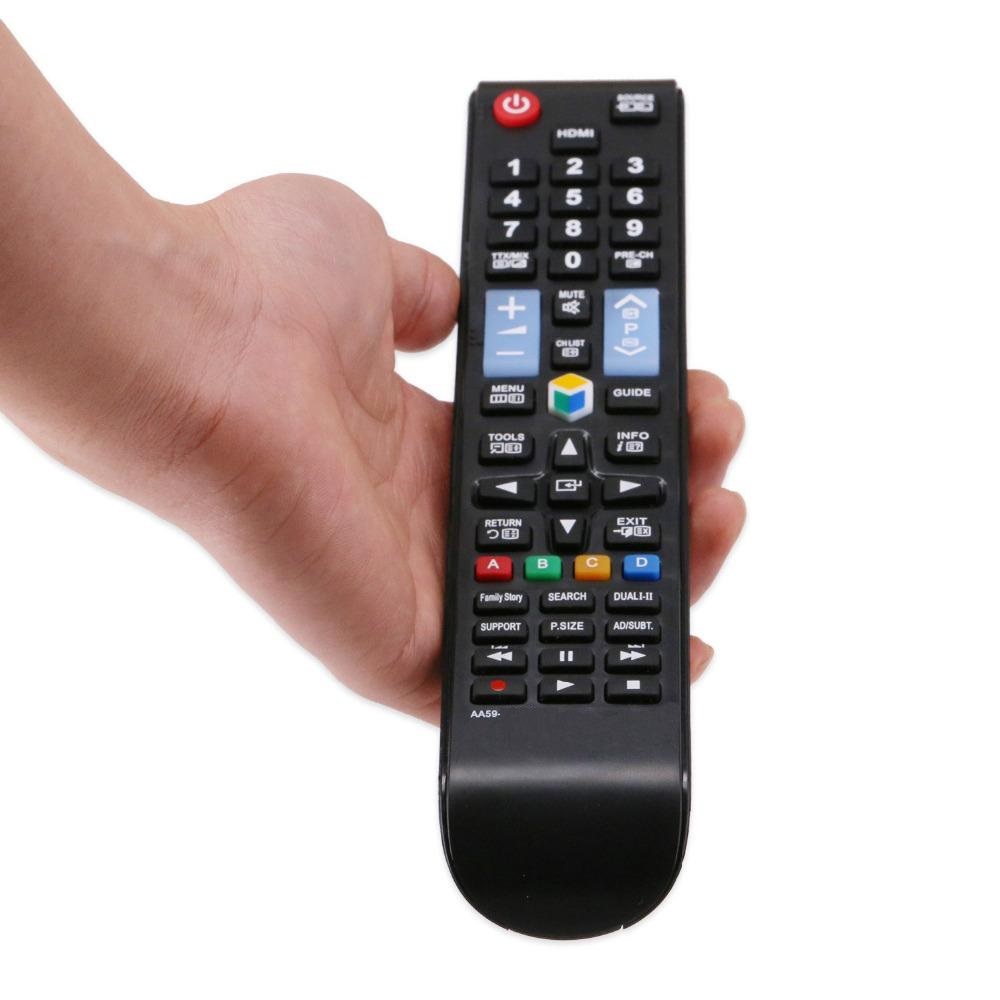 REMOTE ĐIỀU KHIỂN TIVI SS SMART AA59 (ĐEN-DÀI) sử dụng ngay không cần cài đặt khoảng cách sử dụng 8m - Hàng Nhập Khẩu