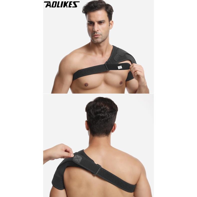 Đai cố định khớp vai AOLIKES A-1692 bảo vệ, cố định khớp xương vai sport shoulder support