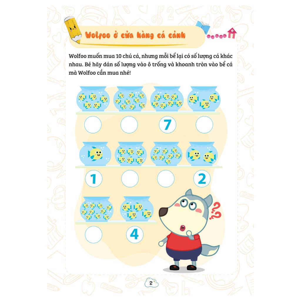 Sách - Combo 4 Cuốn WOLFOO Khám Phá  Toán Học Vui