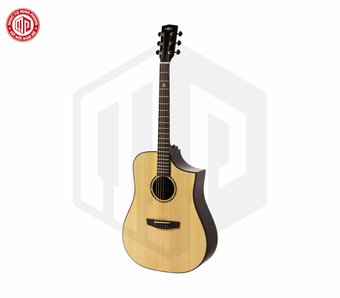 Đàn Guitar Acoustic Hex D350CE - Hàng chính hãng