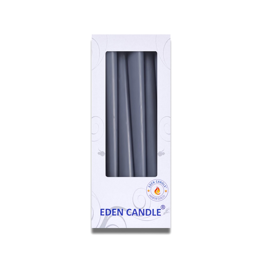 Hộp 6 nến thơm taper Eden Candle FTRAMART EDC2331 25 cm (Than củi)