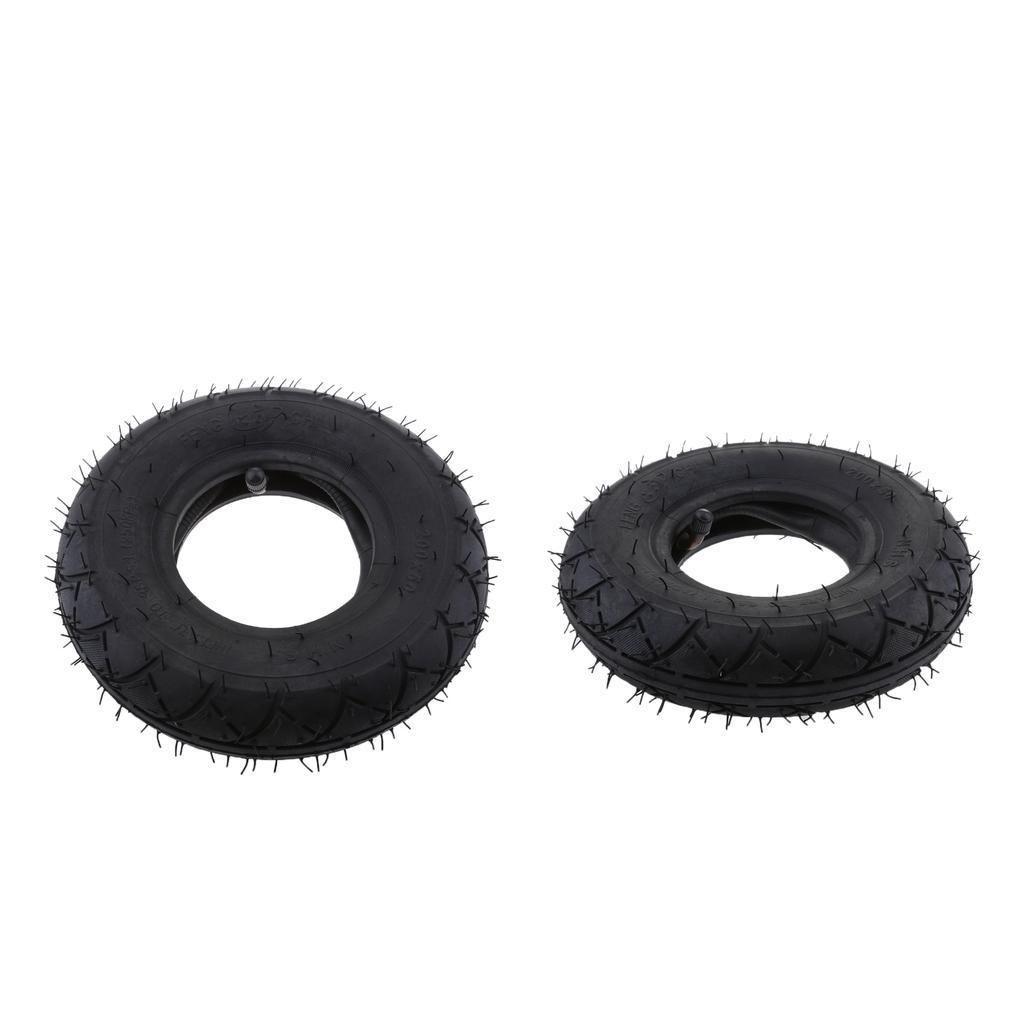 Pair of Heavy Duty Tire Inner Tube Bent Valve Set for 8''x 2'' E100 E200