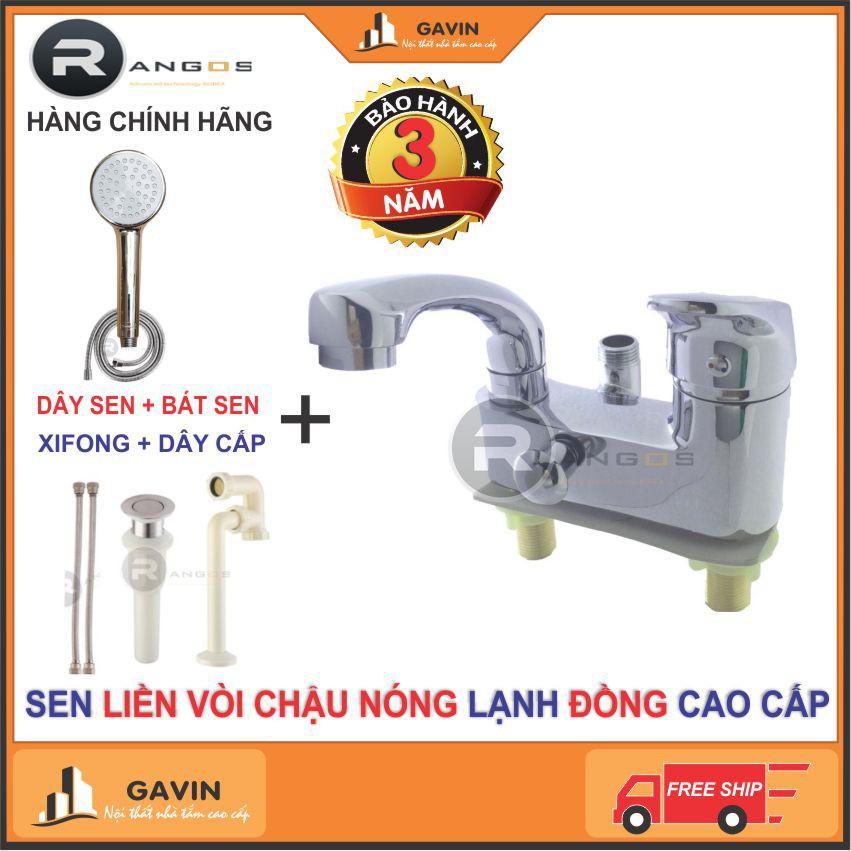 Bộ sen liền vòi nóng lạnh Rangos SLV03