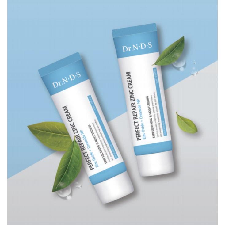 Combo set mặt nạ sáng da nâng cơ Dr NDS và kem kẽm phục hồi da Perfect Repair Zinc Cream