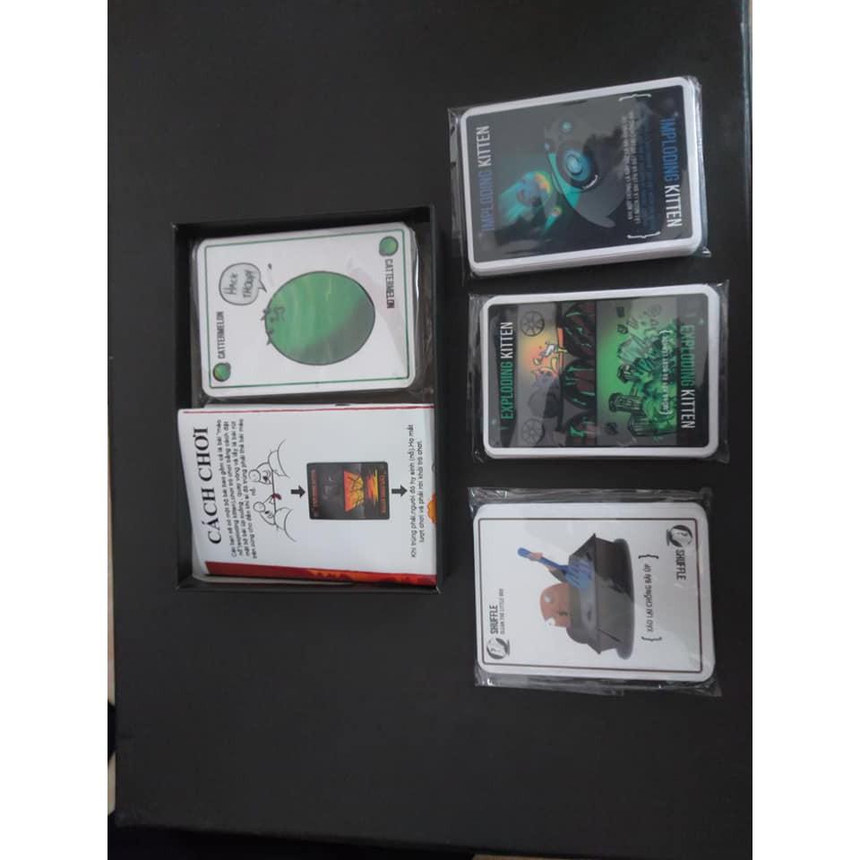 COMBO MÈO NỔ 16+ VS 3 MỞ RỘNG - EXPLODING KITTEN - VIỆT HÓA - GIÁ RẺ - CHẤT LƯỢNG CAO