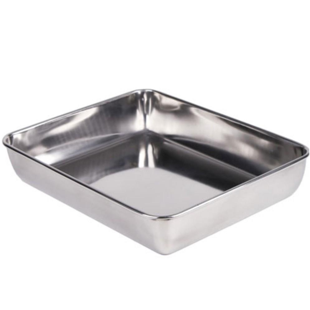 KHAY INOX LOẠI SÂU CAO CẤP ĐỰNG THỰC PHẨM nhiều kích cỡ lựa chọn