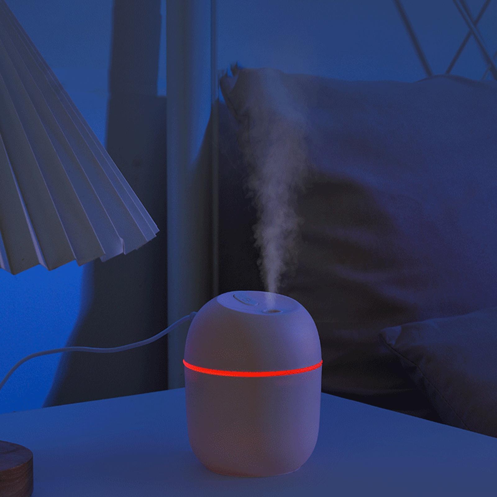 Humidifier Aroma Oil Diffuser Bedroom Car Portable USB with Night Lamp