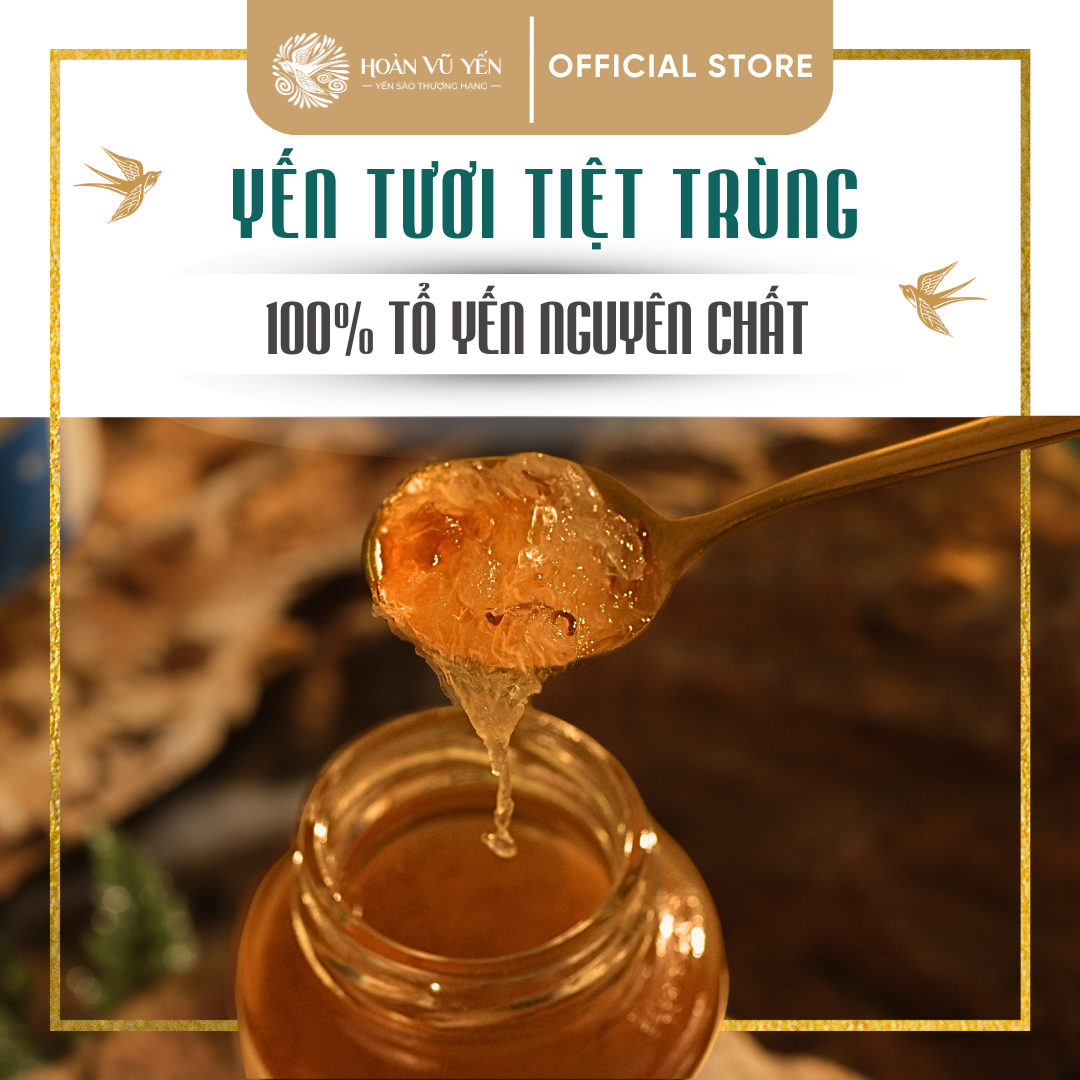 Yến Tươi Tiệt Trùng - 8g Yến tươi 100% Nguyên Chất ( 75ml ) - Tăng Cường Sức Khỏe - Chống Lão Hóa - Tăng Cường Trí Nhớ - Chính Hãng Hoàn Vũ Yến - Cosmo Bird's Nest
