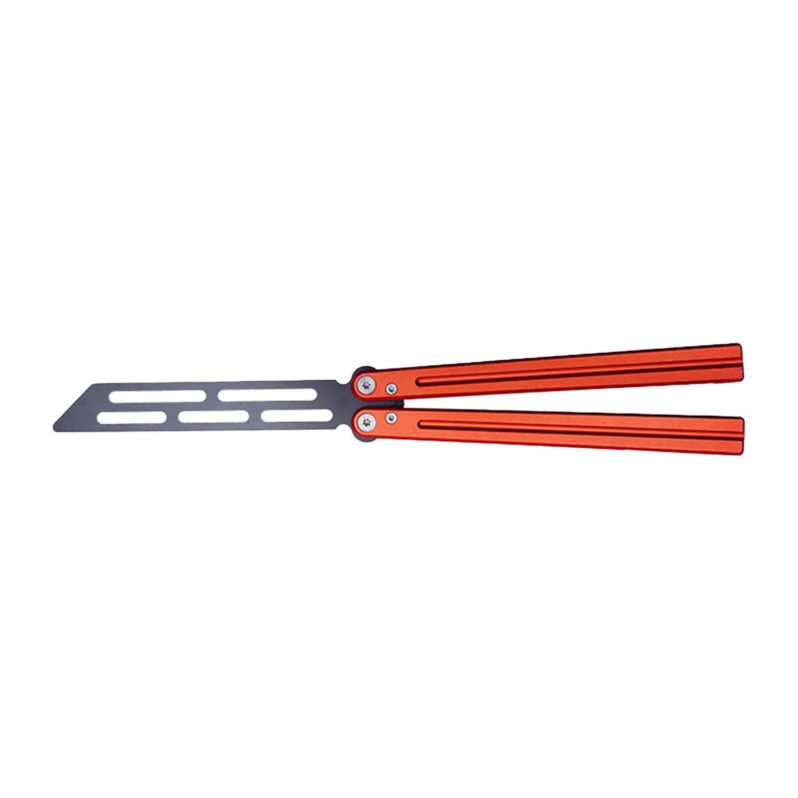 Butterfly Toy Tool Metal Training Tool Dull Blade Folding Dull Tool Trainer