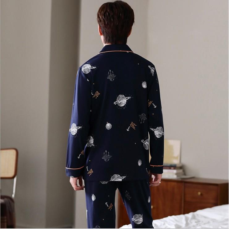 Đồ bộ Pijama-Đồ ngủ nam cao cấp phong cách Hàn Quốc, chất COTTON 100 dày dặn & thoáng khí