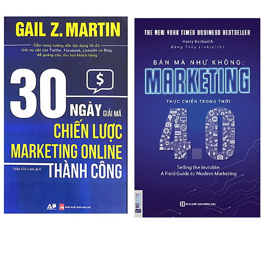 Combo Bán Mà Như Không Marketing Thực Chiến Trong Thời 4.0+30 Ngày Giải Mã Chiến Lược Marketing Online Thành Công