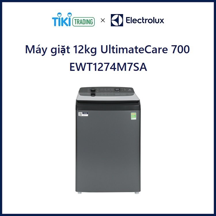 Máy giặt Electrolux Inverter 12 kg EWT1274M7SA - Chỉ giao HCM