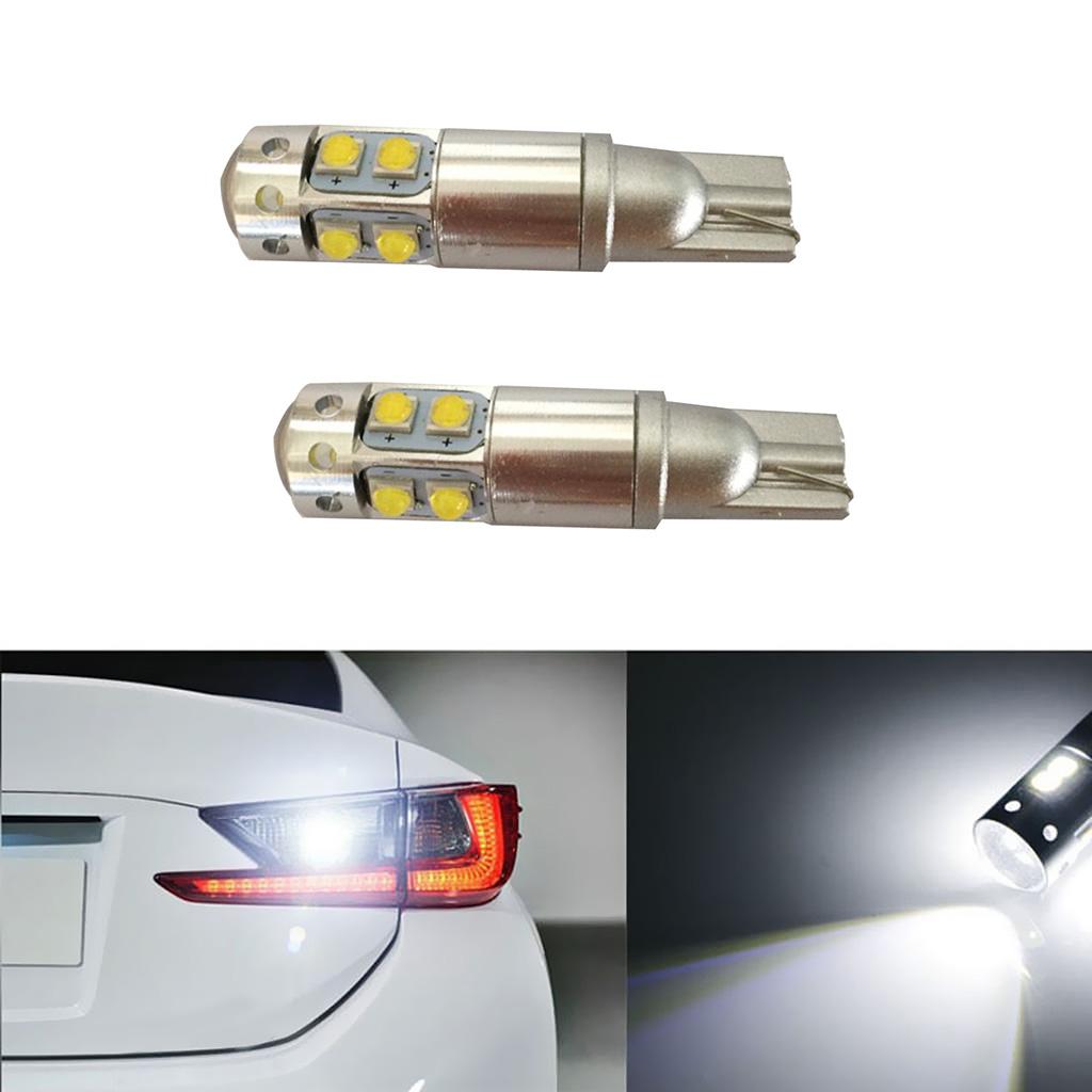 2pcs T10 50W Headlight Durable and Practical Fog Bulb Led Bulbs White